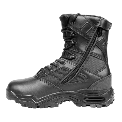 Waterproof Leather Non-Slip Tactical Military Work Black Shoe Boot